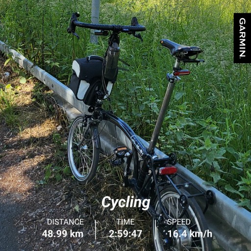 Sunday ride #brompton