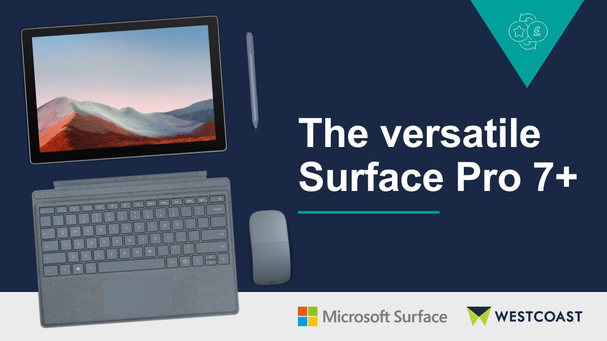 High speed performance, built-in security and 4 flexible working modes – the Surface Pro 7+ fulfils all your customers’ hybrid working needs. And right now, you can get it at 20% less cost:
ow.ly/tz7j50JfJrU