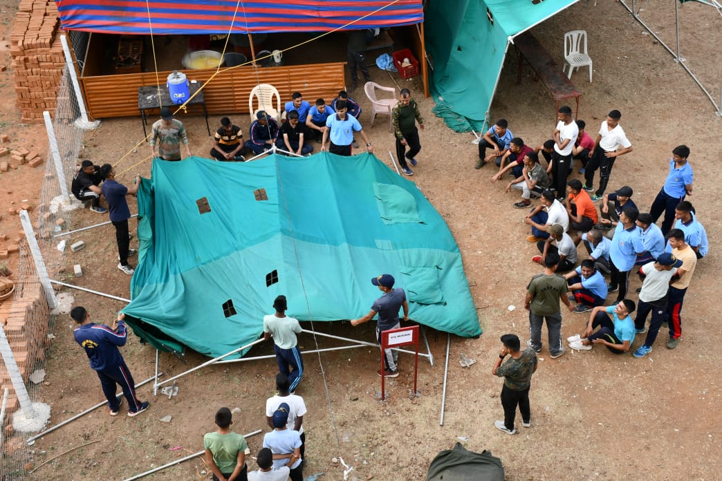 NccDteMPCG's tweet photo. #NCCadventure
Amarkantak Trek Camp-1 held from 21-28 May 22 by 2MP (G) Bn/Jabalpur Gp/ MP&amp;CG Dte for Cdts of other NCC Dtes. Alongwith the camp,  Site Seeing, Volleyball &amp; Tug of War competition &amp; Tent pitching activities also being held. 
@HQ_DG_NCC
@drajaykumar_ias
@PRODefNgp https://t.co/zzVHLY7Jqe
