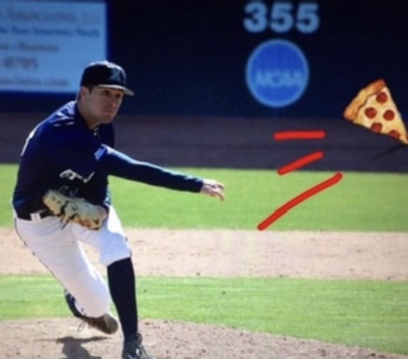 BigEastBaseHQ's tweet photo. Congrats to former @XavierBASE RHP @zach_johnson36 on being the HQ’s 250th follower! You have won a free slice of @LaRosasPizza redeemable at @PrascoPark on 5/28! #SlanginSlices #AtDiscountPrices https://t.co/DPJoXnTZOH