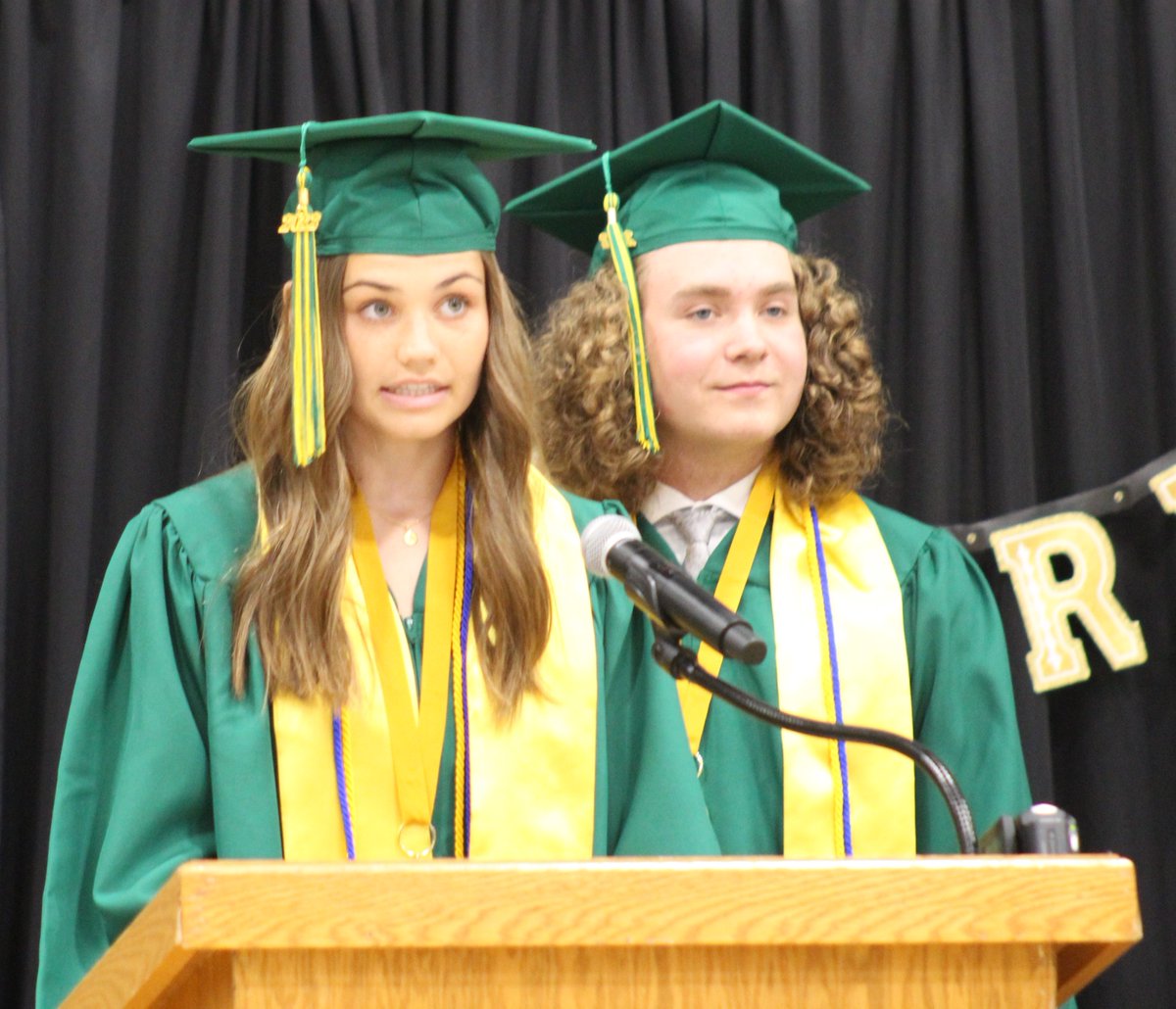 StAlbertSchools's tweet photo. We'd like for formally congratulate the 34 members of our Class of 2022! It was a terrific graduation ceremony on Sunday in the HS gymnasium. Seniors bestowed with the privilege of being an Honor Speaker were Joe Goltl, Ava Hughes and Allison Narmi. More on our Facebook page! https://t.co/oA2vHMSUWQ