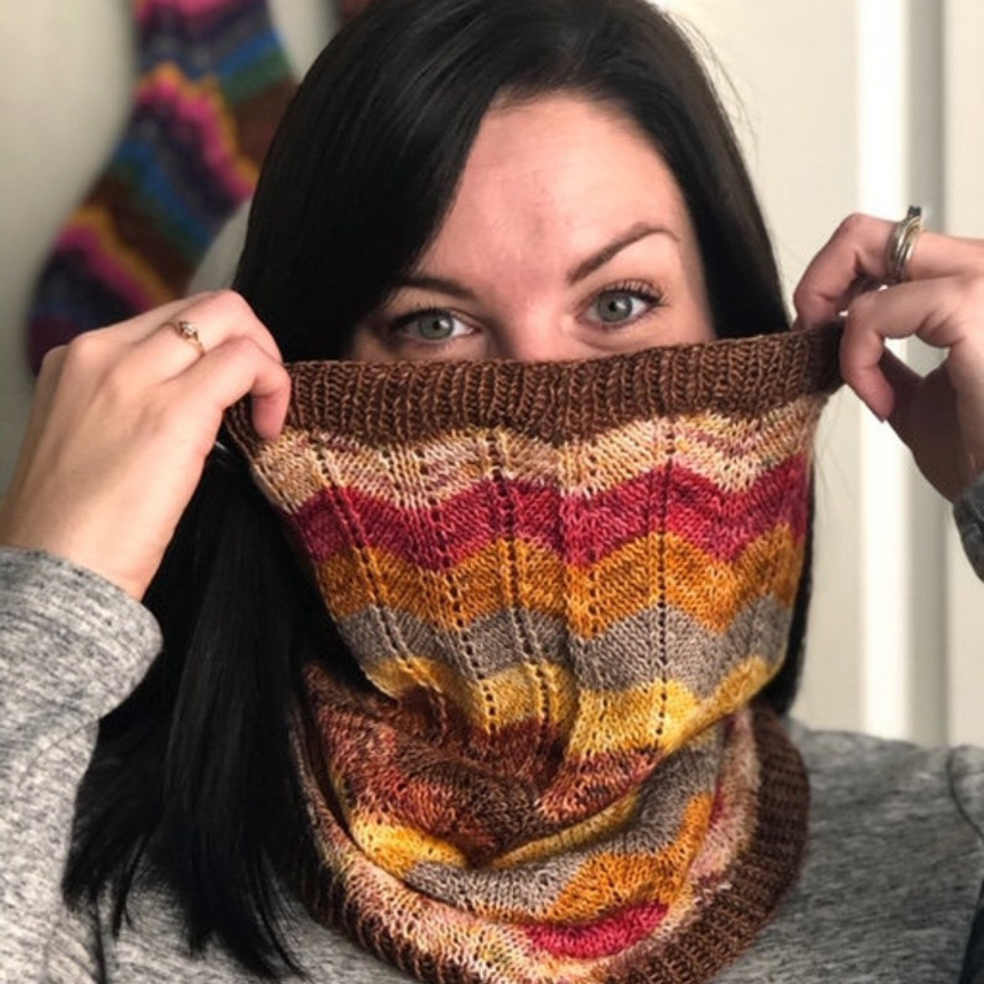 YarnDatabase's tweet photo. Today’s Yarn Database find is a couple of patterns from The Crazy Sock Lady, the Round and Round Cowl and the Rainbow Connection Sock. https://t.co/1S29UowqGe #Knitting #InclusiveYarnCommunity #KnittingTwitter #YarnDatabase https://t.co/AoGkrmwtDk