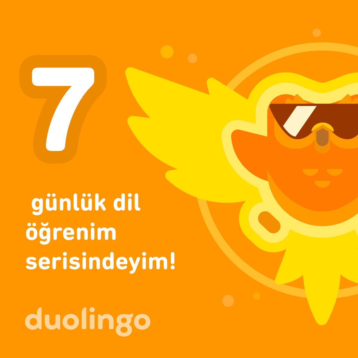 Duolingo'da İngilizce öğrenmek için 7 günlük bir seri yaptım! Bana katılmak ister misin? invite.duolingo.com/BDHTZTB5CWWKTC…