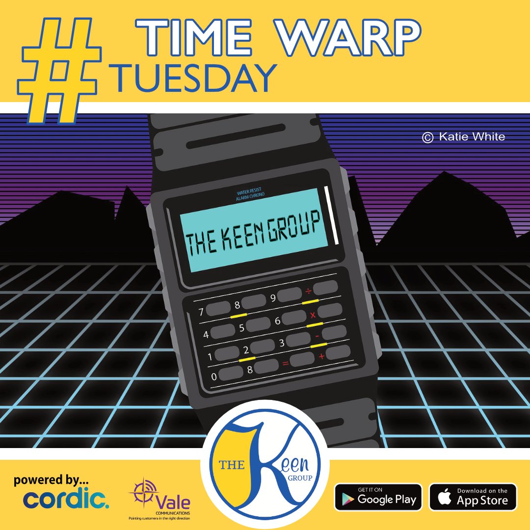 TheKeenGroupUK's tweet photo. Remember when calculator watches were a thing?   #TimewarpTuesday https://t.co/JRLwwvtH1A