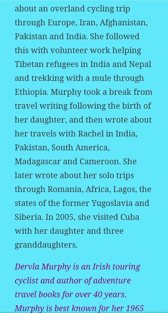 Sad to hear of the death of #DervlaMurphy she has been an inspiration to us that love to cycle. We recognised her in our <a href="/dublincycling/">Dublin Cycling Campaign</a> parade 2019
My thoughts are with her daughter &amp; grandchildren
A truely remarkable women
May her last journey be by bike
president.ie/en/media-libra…