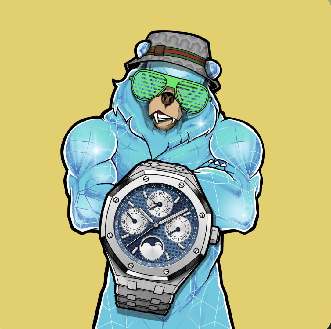 Added 3 new bears the last 3 days you don’t want to miss this wave #cbwc what should I use as my PFP ? @CryptoBearWC 🚀🍾🐐