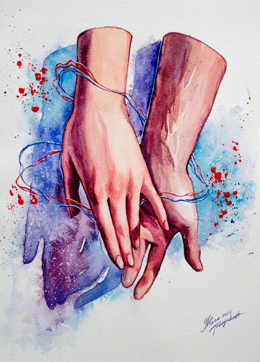 tretyakova_arts's tweet photo. About love in my watercolor paintings 🌌🖤🥀

Link bellow https://t.co/stjtRsEk9M