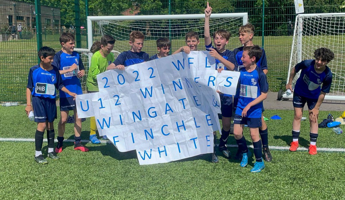 WinfinchleyYth's tweet photo. 🏆 Well done to the Wingate &amp; Finchley FC U12 White team who won the league after a fantastic season. Well done to the players 👏⚽️👏 https://t.co/GEw3XXPCwV