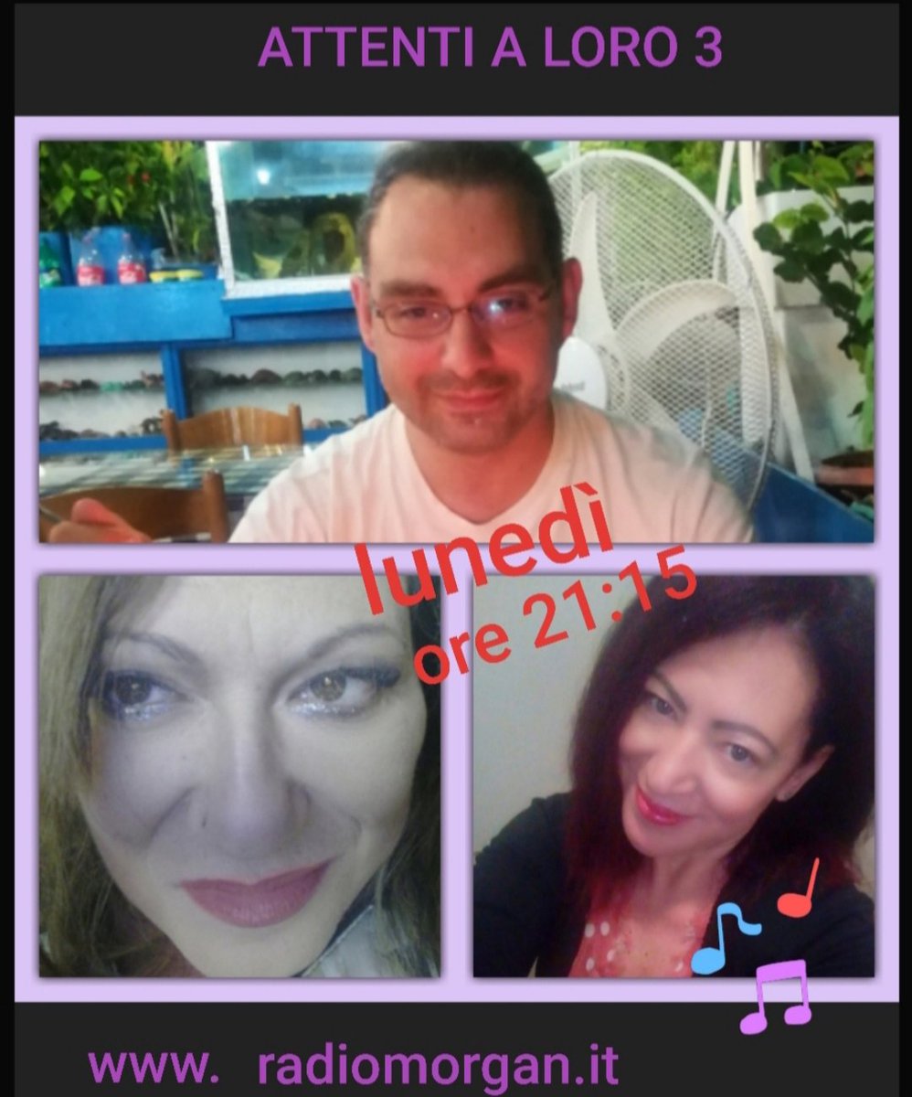 dadamaiorino70's tweet photo. E si ricomincia anche con "Attenti a loro 3"!!!!
Vi aspettiamo alle 21.15 su https://t.co/RQTZfxzyqJ!!!

    🎶💖🎶💖🎶💖🎶💖🎶💖🎶 https://t.co/IO3IGXbfIm
