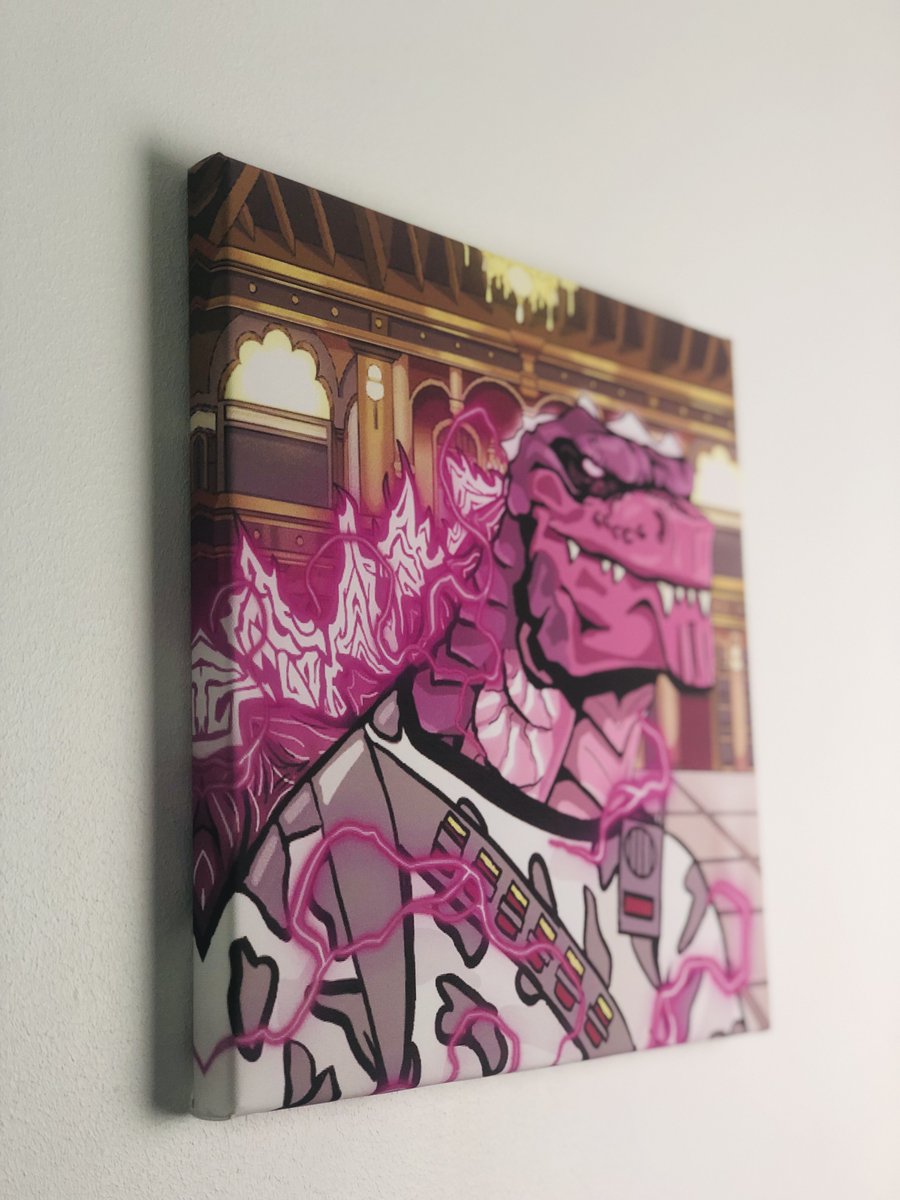 nftonthewall's tweet photo. @PGodjira What do you think of this in real life Godjira? 

Design your own canvas on our website (link in bio)

#canvas #nft #godjira https://t.co/d7K9NJlSUi