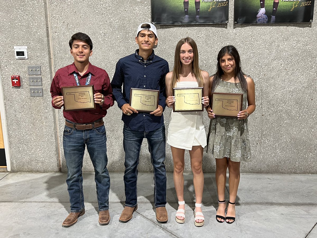 ClintonDNSports's tweet photo. Pepsi soccer update 
Sunday evening at the soccer banquet, Courtney Heerwald received the Lindsey Rubio Award. 
Four soccer players also made All-State team. Those players are Heerwald, Maria Nolasquez, Adan Flores and Jorge Marquez. 
Pictures provided by Marti Wandrie. https://t.co/H1NmWNG8jH