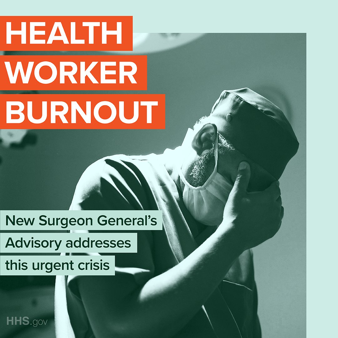 Health workers have always put their own health and safety at risk to protect and save others. The burnout crisis started before the #COVID19 pandemic, but now more than ever, we need to work hard to protect the well-being of our health workforce. go.usa.gov/xJcaC