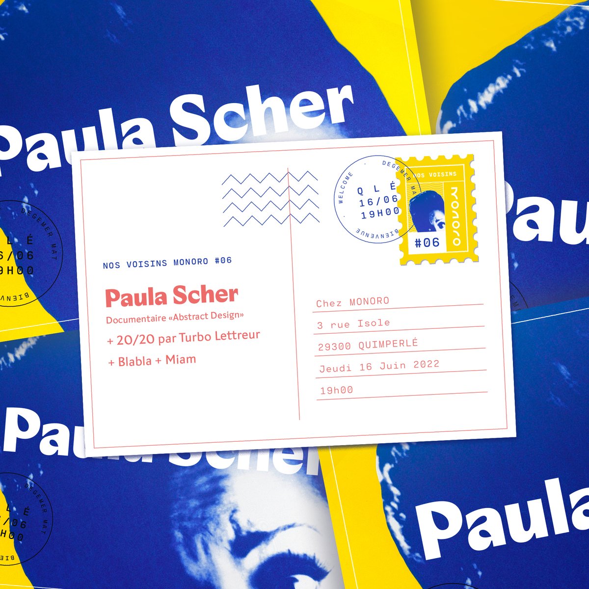 NOS VOISINS MONORO #6
On revient avec un sixième épisode consacré à Paula Scher ! Rdv le jeudi 16 juin à Monoro, Quimperlé. (Gratuit, sur pré-inscription)