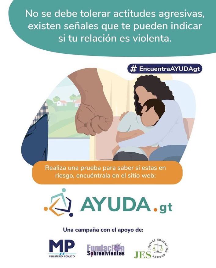 BuscaAyudaGt's tweet photo. ¿Tu relación es violenta?

Realiza la autoevaluación de riesgo para identificar el nivel de riesgo al que estás expuesta y qué acciones puedes tomar.

Busca la pestaña "¿Estoy en Riesgo?" en la página de #AyudaGt, encuentra el link en la bio.

@mpguatemala
@justiceeducation https://t.co/DMY4DgXtMX