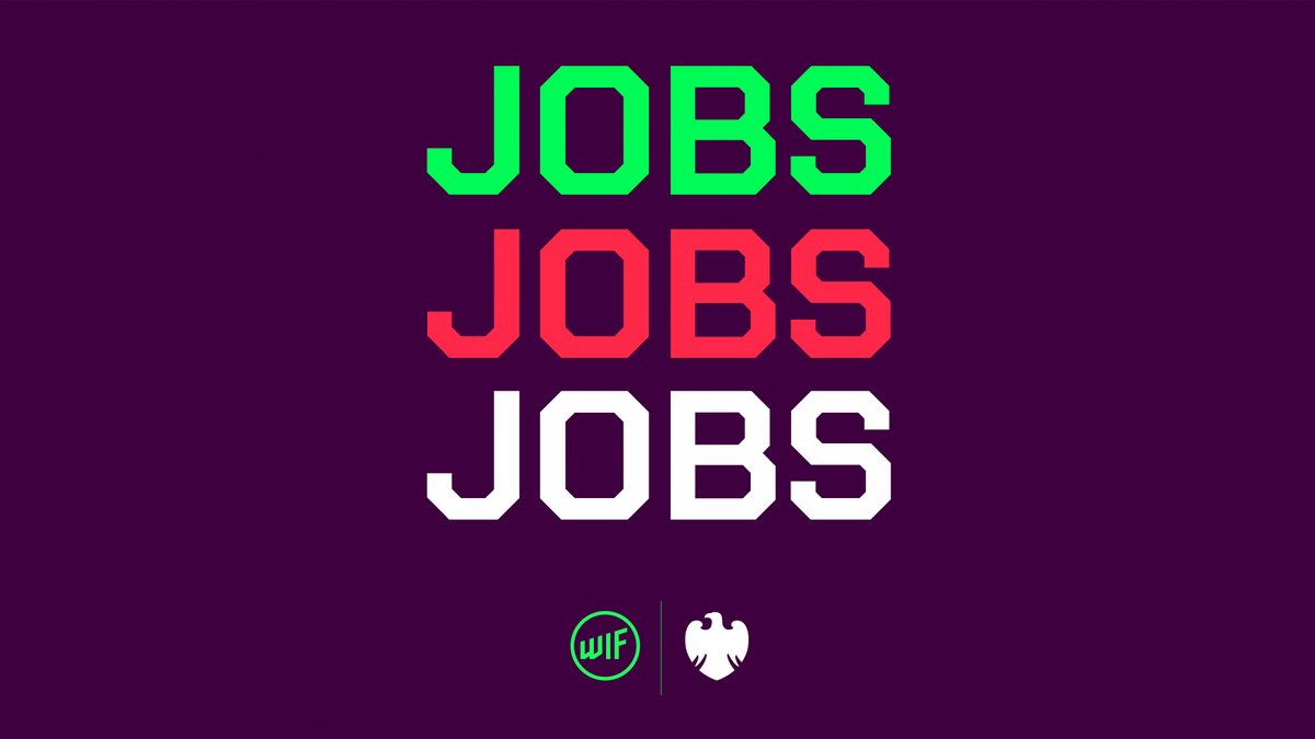 Here's this weeks job of the day thread, connecting you with active employers in the football industry.

🔎 Search all jobs here: bit.ly/3FQ8BPx

Hiring? Promote your role with us and increase gender representation in your organisation: 📧info@womeninfootball.co.uk