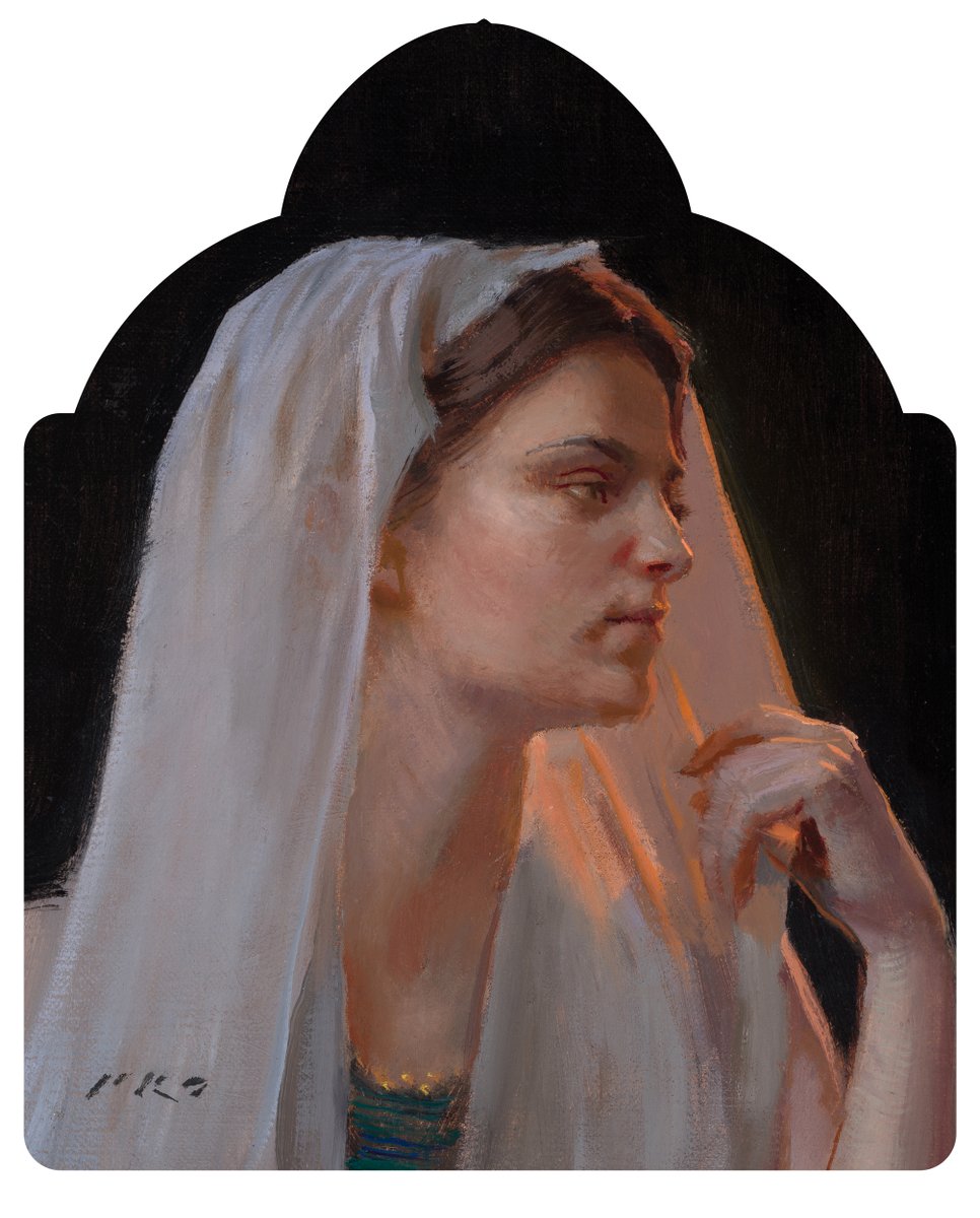 TonyProFineArt's tweet photo. Happy Monday!
New #painting
"Tranquillité" 8x6 oil on linen panel
Gothic arch tabernacle frame
#beauty #oilpainting #artwork #artistsoninstagram #portraitpainting #sketch #artcollector #fineart #tonypro #dailyart https://t.co/N2k1kQGE8O