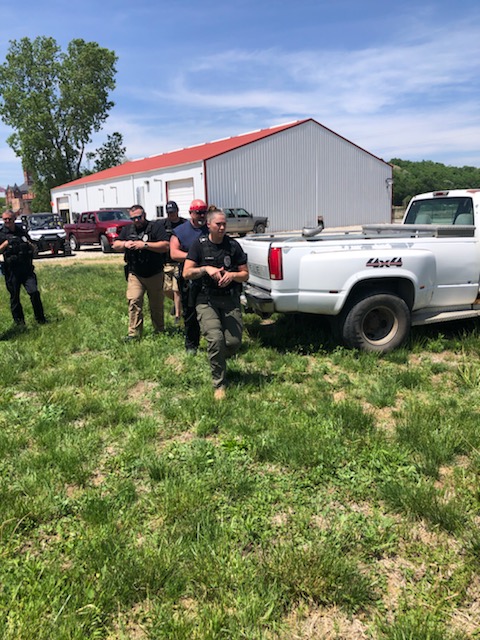 PlattsmouthPD's tweet photo. Officers took full advantage of the nice weather last week to get some training in on high risk vehicle engagements.  A big shout out to Casey Smith for letting us use his vehicles and space for this important training! https://t.co/rlfEPHn7U4