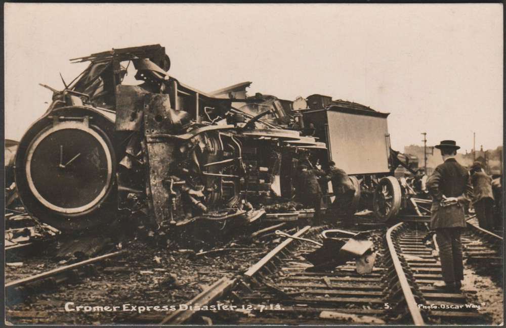It’s that time of week again… On #MappingDisasterMondays embrace those disastrous feelings by stepping into some local #history and get a taste of some disasters from the #past. (It might make you feel better) Cromer Express Disaster, #Colchester, #Essex, 1913 —>