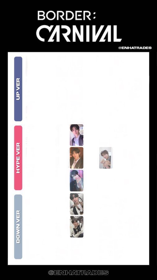 jajackiejackrin's tweet photo. — pls rt { ขายหมดสุ่มแจก 30 บาท}

บั้มเปล่า carnival ทั้ง 3 เวอร์ 
ได้การ์ดทั้งหมด 6 ใบ
ซองฮุน จองวอนหมี ตามรูป
ราคา 1,730 บาทรวมส่ง

📮 พร้อมโอนส่งฟรี
#ตลาดนัดENHYPEN https://t.co/qGObUjT9Op