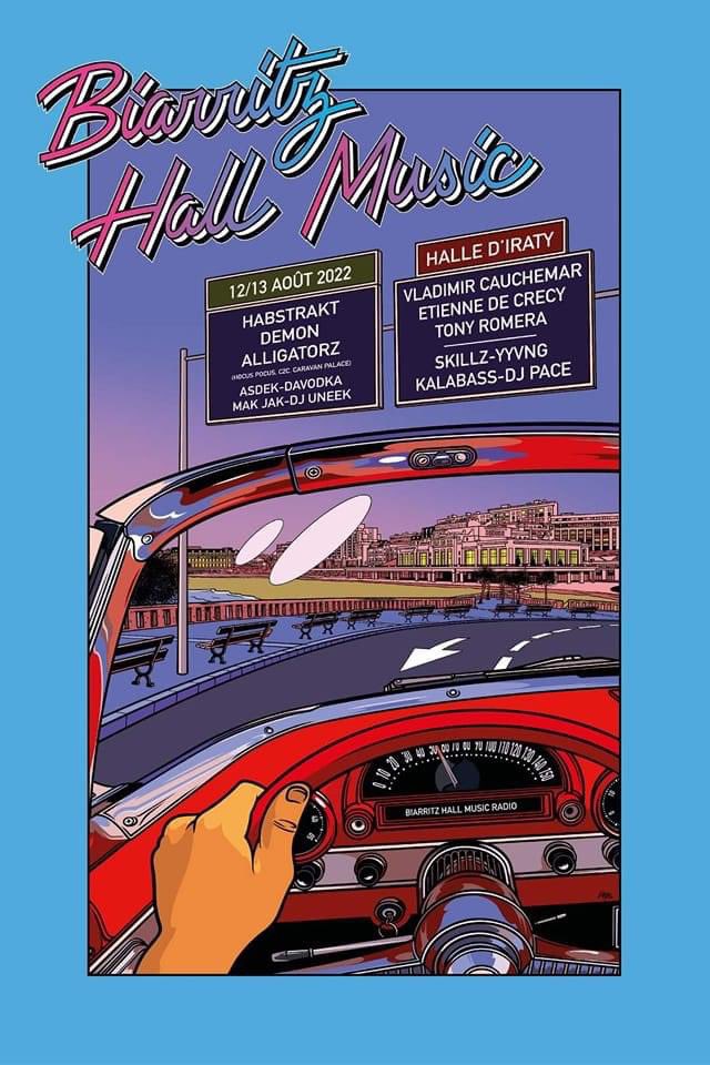 Magnifique programmation pour le Biarritz Hall Music Festival, les 12 et 13 août prochain 🤩
On y retrouvera notamment <a href="/habstrakt/">habstrakt</a>, <a href="/WeAreAlligatorz/">Alligatorz</a>, <a href="/asdekofficial/">ASDEK</a>, <a href="/vladcauchemar/">VLADIMIR CAUCHEMAR</a>, <a href="/etiennedecrecy/">ETIENNE DE CRECY</a>, <a href="/TonyRomera/">Tony Romera</a>, <a href="/whoisyyvng/">YYVNG (YUNG)</a> … 🔥