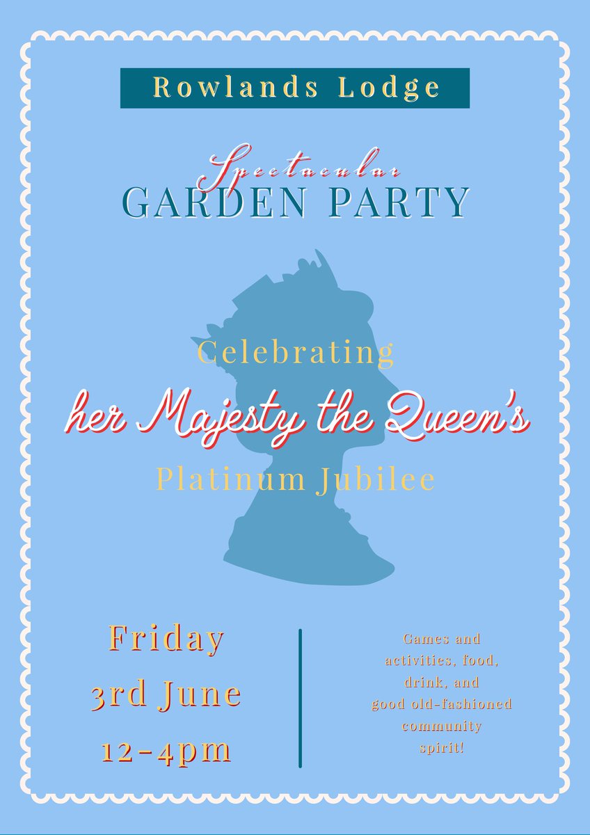 BeckysMuir's tweet photo. Celebrating the #PlatinumJubilee at Rowlands Lodge @EmmaD_Muir @gcmillie @MuirGroupHA https://t.co/qHaCne2MF5