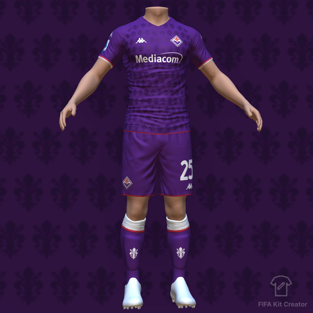 ACF Fiorentina ⚜️ home concept

Made with <a href="/fifakitcreator/">EAFC Kit Creator</a> and available on Showcase at fifakitcreator.com/showcase/kit/2…

<a href="/acffiorentina/">ACF Fiorentina</a> <a href="/ACFFiorentinaEN/">ACF Fiorentina English</a> <a href="/ACF_Womens/">ACF Fiorentina Femminile</a> #ForzaViola #Fiorentina #ACFFiorentina