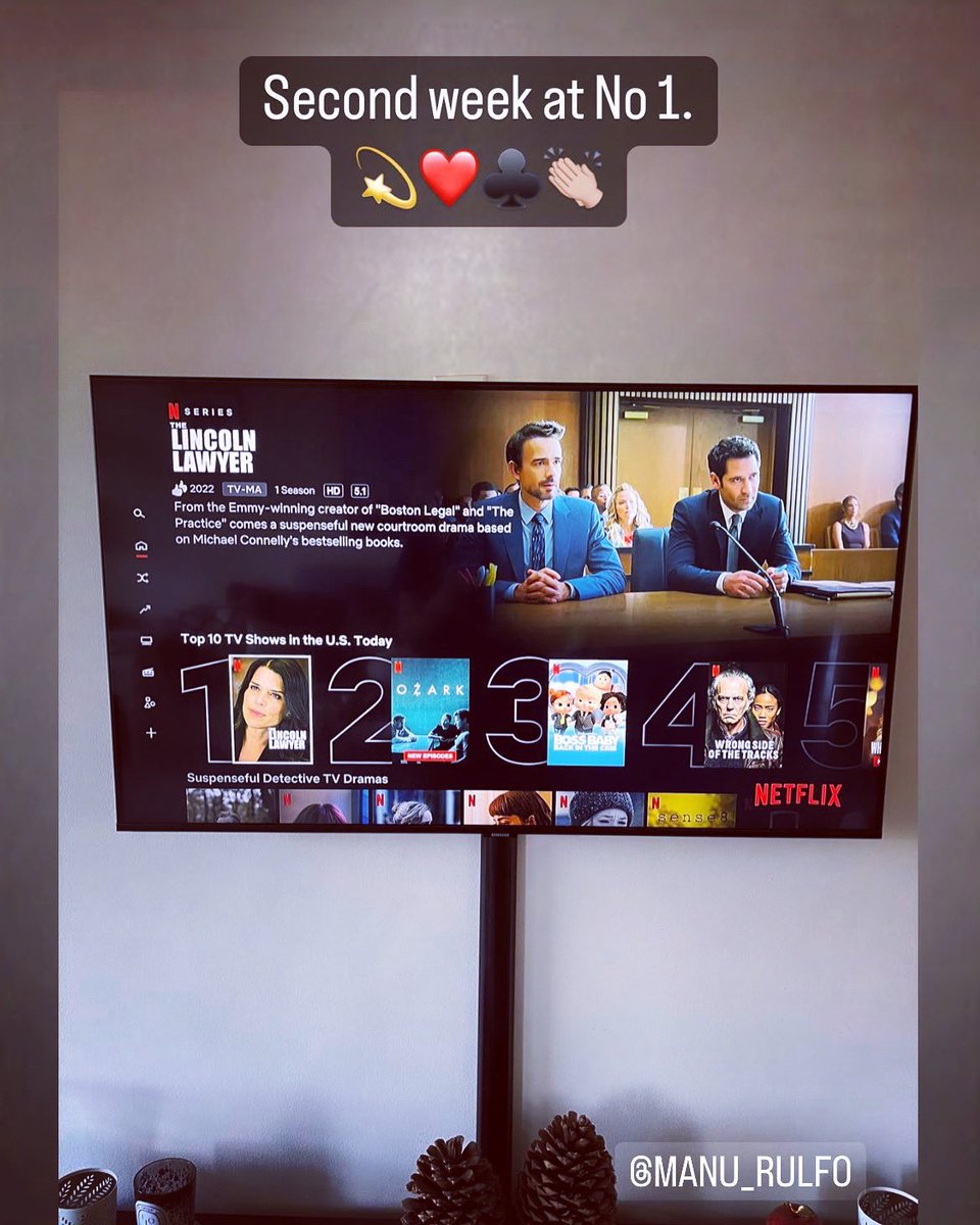 💫💫💫 #TheLincolnLawyer <a href="/netflix/">Netflix</a> <a href="/Connellybooks/">Michael Connelly</a> <a href="/TedHumphrey_/">Ted Humphrey</a> ❤️