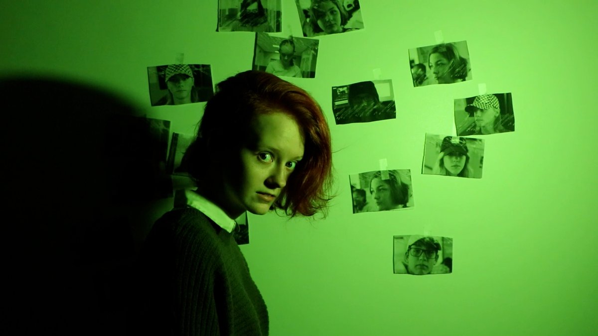 RaiderNationAV's tweet photo. Tomorrow's announcements will be the last of the year and it is jam-packed with content - including a music video "Somebody's Watching Me" featuring Izzy (pictured here).
#1roUSe #green #avproduction #stillshot #portrait #cte #colorgel #leanderisd https://t.co/4mrwT4r4M7