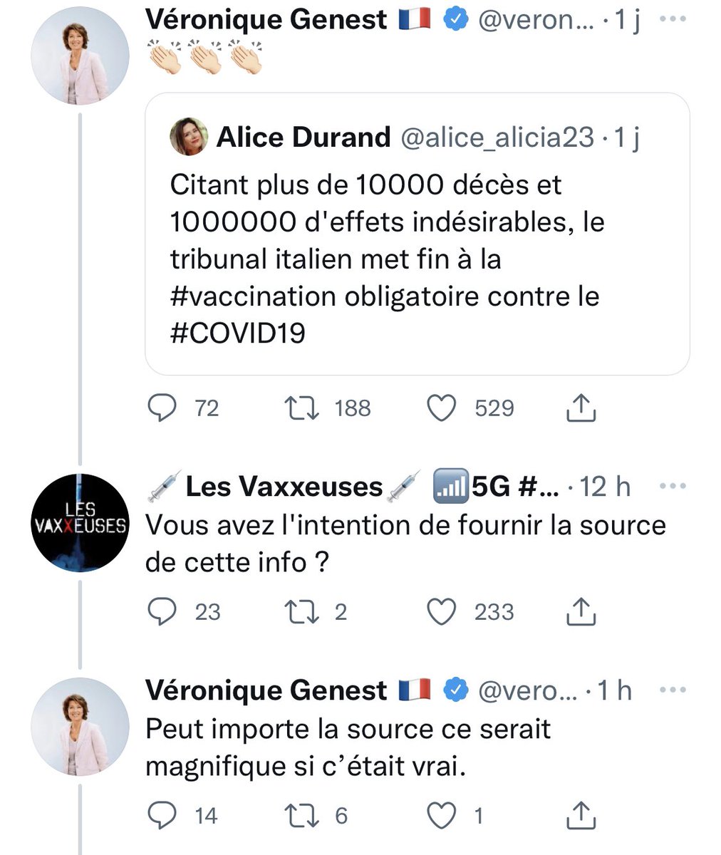 DeBunKerEtoiles's tweet photo. Cette pirouette est exécutée par une désinformatrice professionnelle, à ne pas refaire chez vous. https://t.co/hWRr5HU7J0
