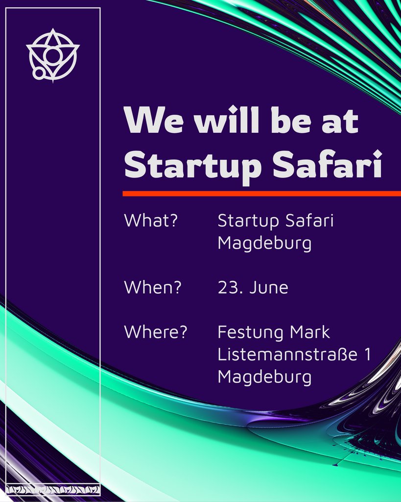bloomgeist's tweet photo. We will be at the Startup Safari in Magdeburg and compete in the Startup FightClub 🔥⁠
⁠
#startupsafari https://t.co/D3X00wWx3m