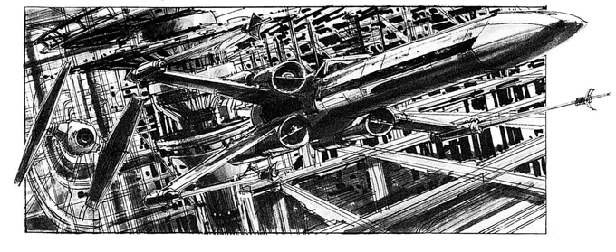 Original Sketches made for Star Wars: Return of the Jedi, featuring artworks by Joe Johnston, Ralph McQuarrie, Norman Reynolds and Nilo Rodis-Jamero.  Browse Full Collection ==> https://t.co/FYT7Z1WIzy 