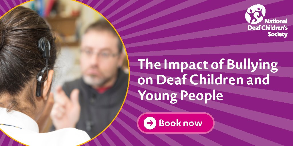 NDCS_Scotland's tweet photo. Are you a professional in Scotland? Help support the deaf children you work with and their mental health, check out these free e-learning modules about the impact of bullying to give you the confidence in identifying and responding to bullying https://t.co/5AxFtdNJKA https://t.co/RRc2EdrMRX