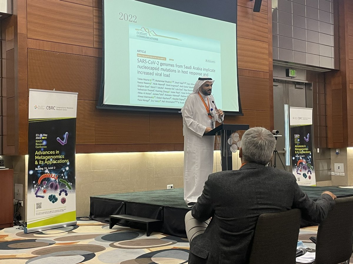 سعدت بالقاء محاضرة في جامعة كاوست <a href="/KAUST_News/">KAUST</a> @CBRC_KAUST في مؤتمر الميتاجينوم