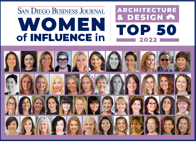 SDbusiness's tweet photo. Congratulations to SDBJ's 2022 Top 50 Women of Influence in Architecture &amp; Design Honorees!

 Click Here to see the full Special Section: https://t.co/FkEjO4dMRt

#SDBJ #WomenOfInfluence #WomenInArchitecture https://t.co/TyISNDT0AQ