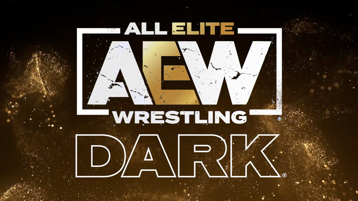 AEW's tweet photo. We’re on the Road to #AEWDoN with a new #AEWDark TOMORROW 7/6c on https://t.co/lBSV4rTE11!
-@TheLeeMoriarty v @Alan_V_Angels
-@wrestlingleva v @kiahdream
-@TheDaddyMagic/@TheAngeloParker v @EliEyeSum/#TUGCooper https://t.co/eBBuzzvWXZ