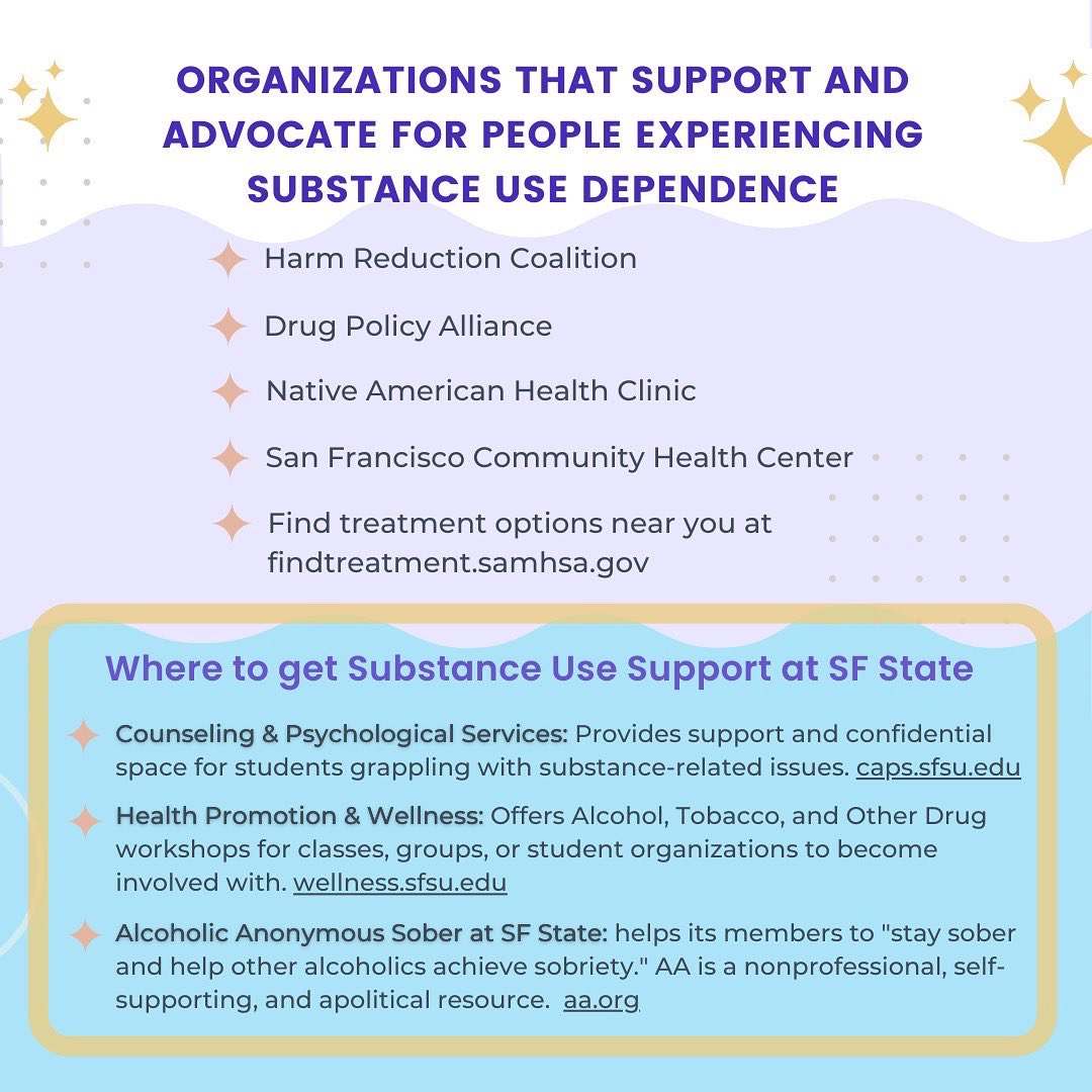 Many people use substances to cope with stress, anxiety, trauma, and depression. It is important to seek help for these conditions from friends, family, or trained professionals.