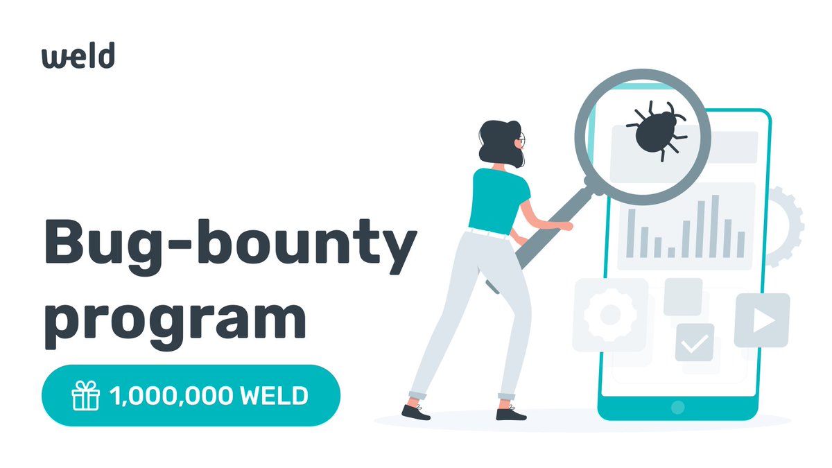 MoneyWeld's tweet photo. 💸Bug-bounty with a prize pool of 1,000,000 WELD tokens💸

🔉💳We are announcing a set of testers among the members of our community!

Details: https://t.co/ZV5C7rK85O !
Registration-form: https://t.co/la95ZHrzdT ! https://t.co/0vzAb5bTJm
