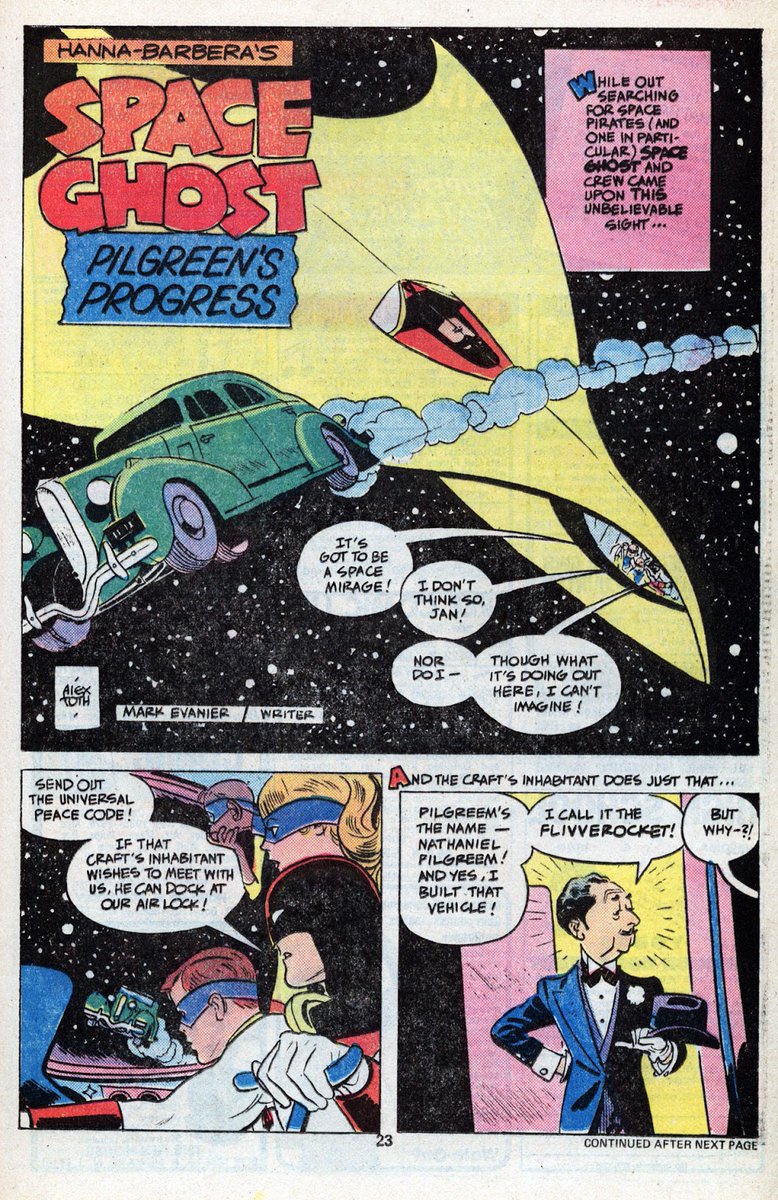 in 1978 you could get a Toth Space Ghost story written by @evanier for 35 cents