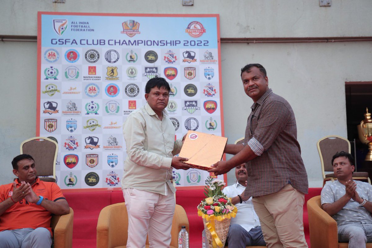 Gujarat State Football Association tweet media