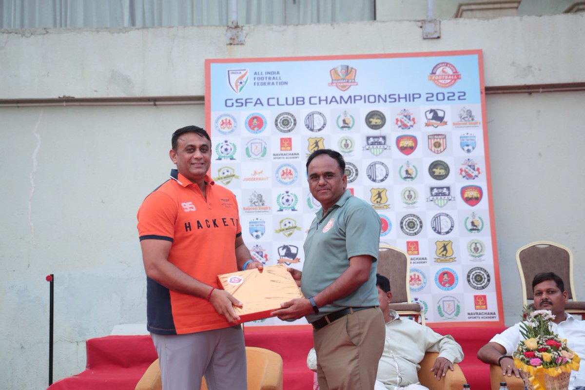 Gujarat State Football Association tweet media