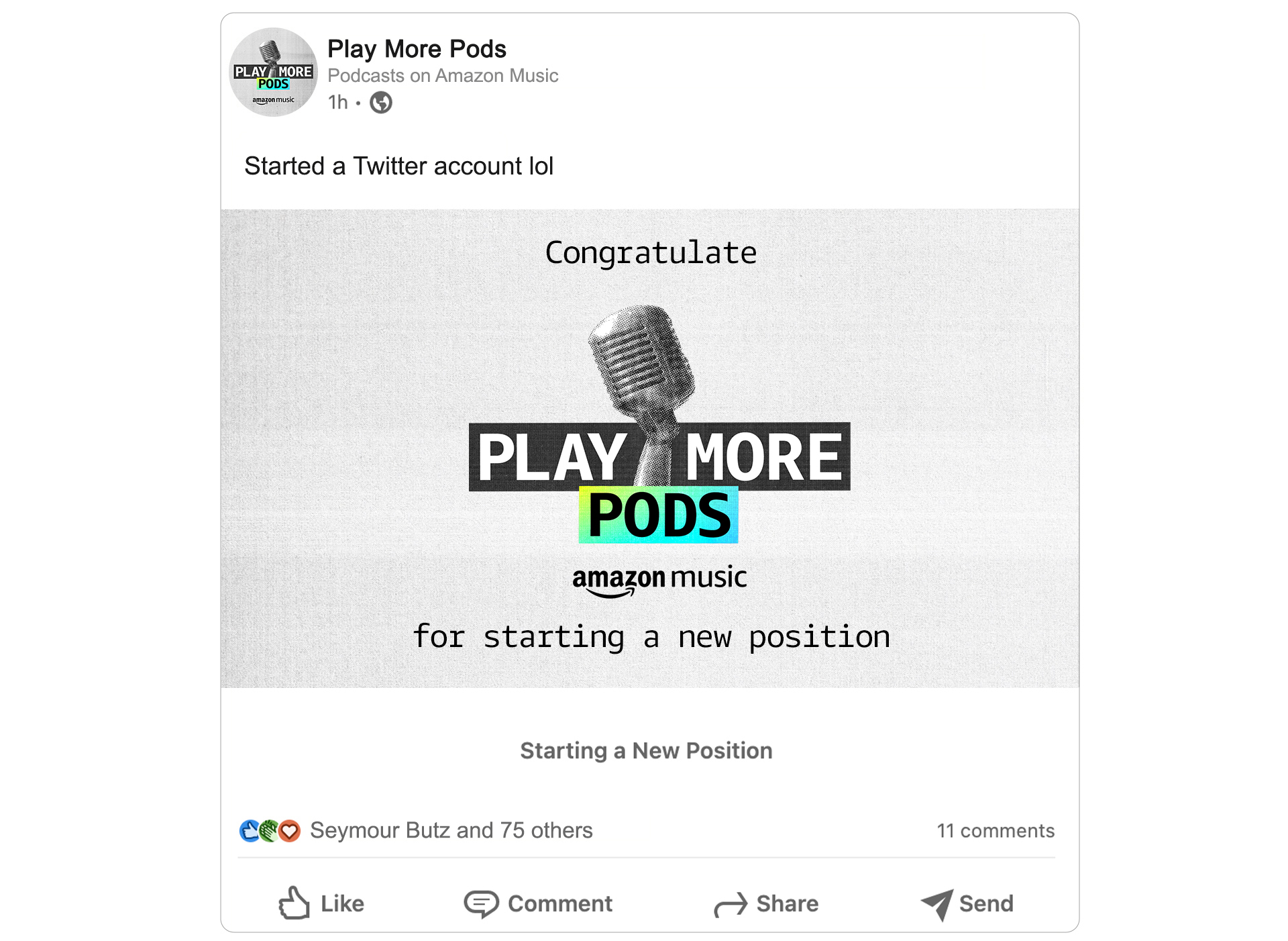 Amazon Music On Twitter RT PlayMorePods I Did A Thing Https t co amazon-music-on-twitter-rt-playmorepods-i-did-a-thing-https-t-co