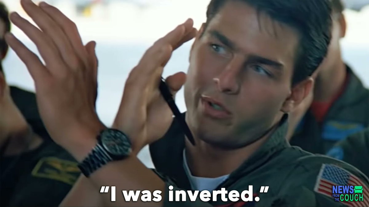 Tom Cruise Top Gun Inverted Top Gun: Maverick: Tom Cruise Thanks Fans