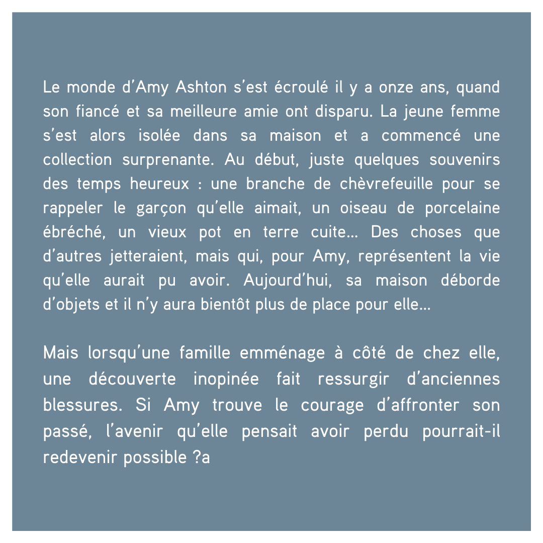 #AParaître "Les Trésors perdus d'Amy Ashton" de Eleanor Rey, en librairie le 2 juin.

Un premier roman délicat et intrigant qui montre qu’aussi désespérées que les choses puissent paraître, la beauté peut se trouver dans les endroits les plus inattendus.