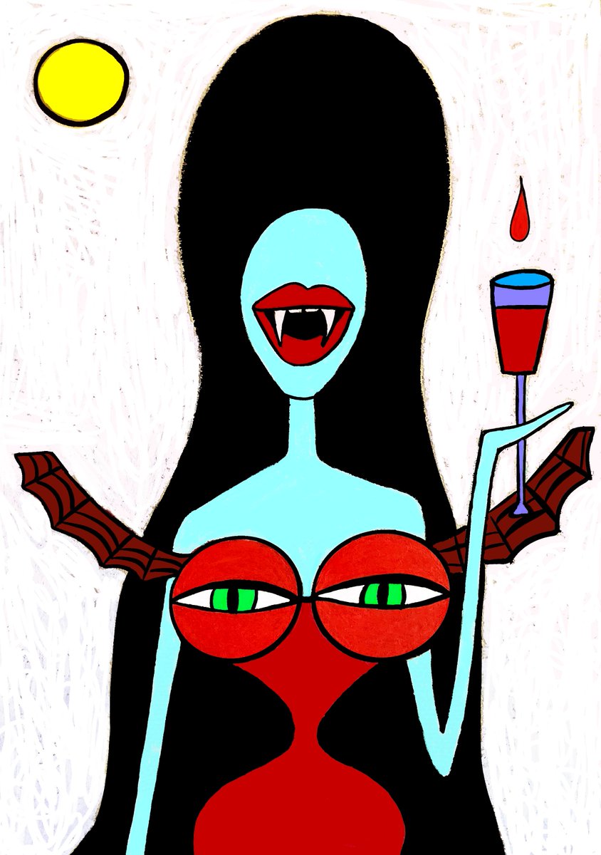 🥳🥳🥳New drop!🥳🥳🥳

"My tits love blood"🧛‍♀️🩸🧛, 

10/10

0.005ETH current price😎

You are welcome!😁

opensea.io/assets/matic/0…

#NFTdrop