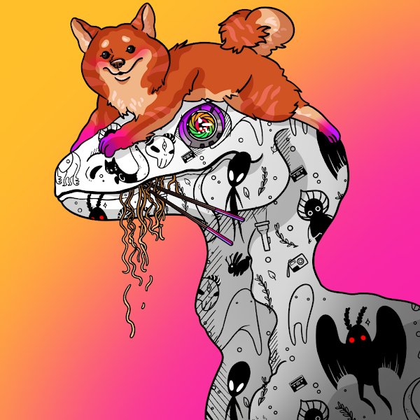 <a href="/CleverGirlsNFT/">Clever Girls | Raptor City</a> <a href="/NoisyNFTs/">N̵̳͊͗͝o̸͔̣͗̀̿̈́i̷̭̲͋͑̀ͅͅş̷̈́̑ẏ̴̢̝͇🖤 HIDDEN</a> Wow! I had no idea, just gave them a follow.✌

Here's CG #2623 that I picked up 2 weeks ago, rarity #164. 🔥😎