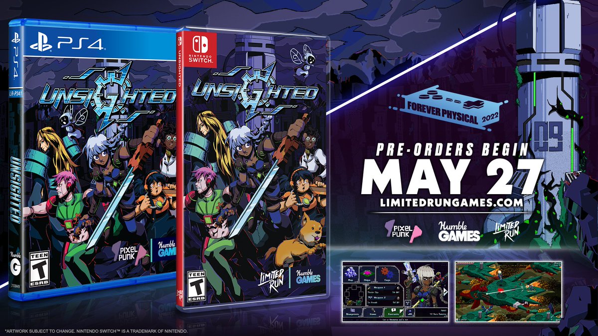 LimitedRunGames's tweet image. In a world ruined by war, Alma must traverse the vast city of Arcadia before the lifeforce of her friends and herself withers away. 

Unsighted gets the Limited Run treatment Friday! Open pre-orders for PS4 &amp;amp; Switch start at 10am ET. Learn More + Wishlist: bit.ly/380xpYx