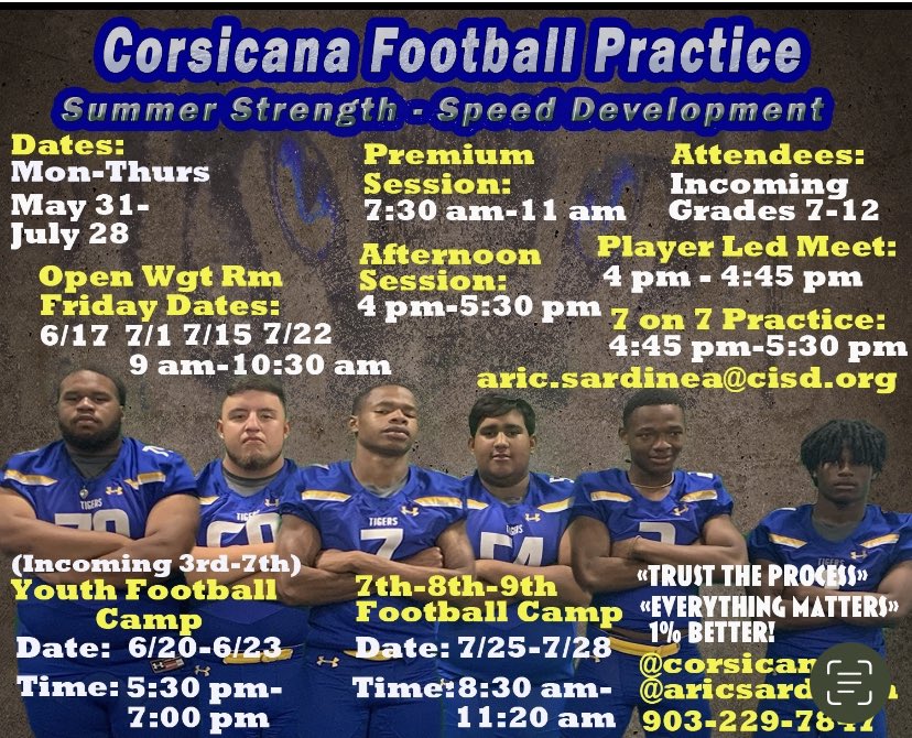 Let’s Go! <a href="/CorsicanaFB/">Corsicana Football</a> <a href="/CorsicanaISD/">Corsicana ISD</a>