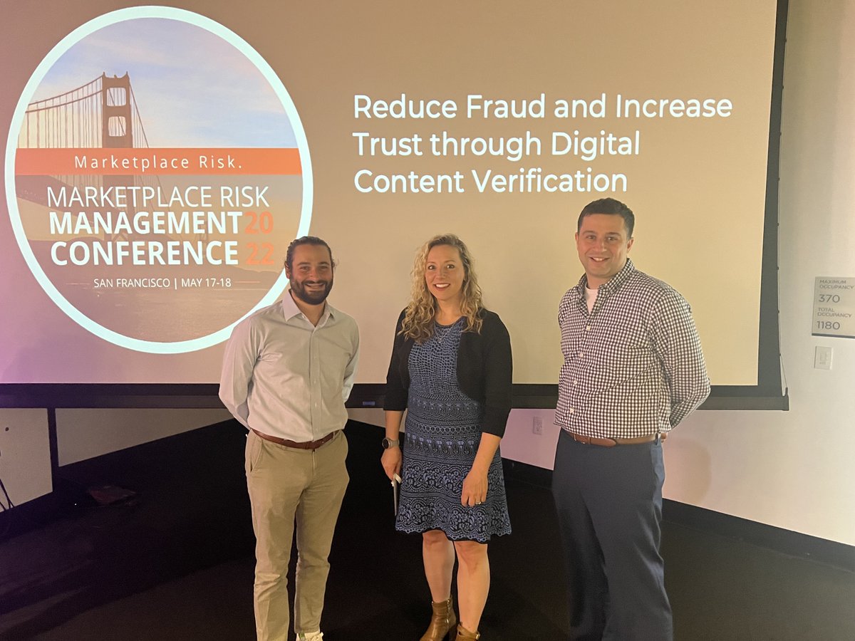 truepic's tweet photo. Thank you to everyone who joined us last week at the @MarketplaceRisk Management Conference! To learn more about how image authentication technology can help increase trust and combat fraud, visit: https://t.co/88SsCu2WKT #MRMC22 #Truepic
@akaback @JudiGermano @_mounir_ibrahim https://t.co/nH0NCybS0e