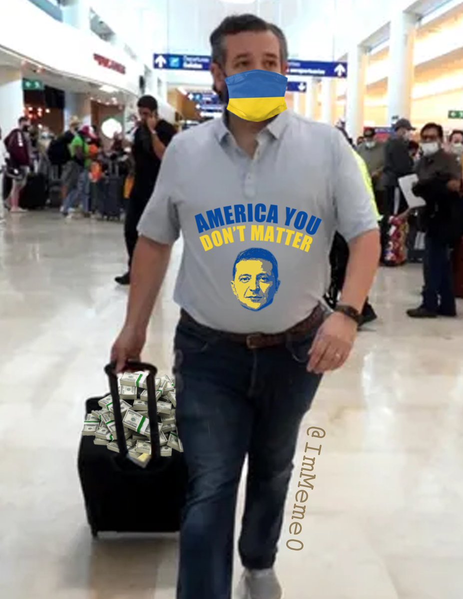 MrWhiteMAGA's tweet photo. Ted “Ukraine First” Cruz https://t.co/QxgcsAkb36
