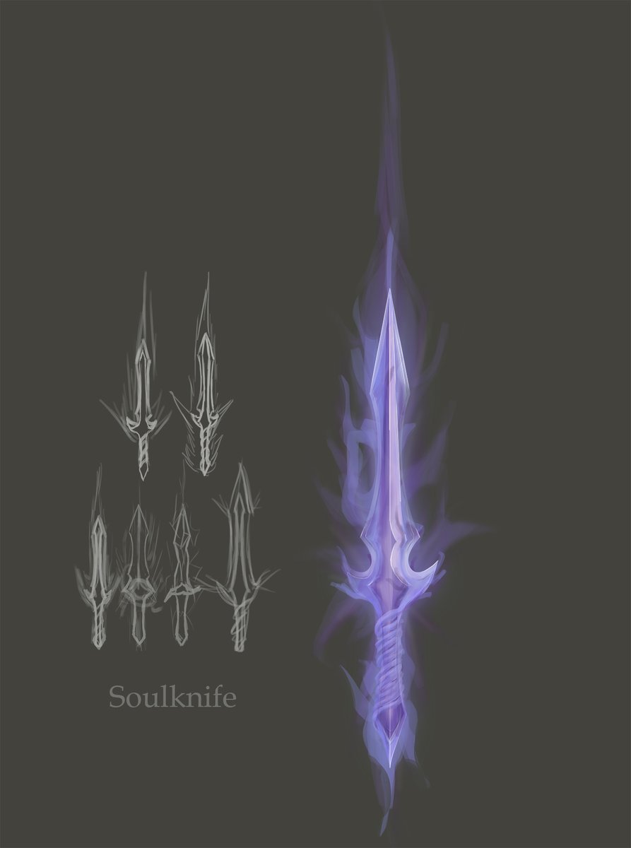 Th_Blck_Knght's tweet photo. #dungeonsanddragons #soulknife
#weapon #concept #conceptart #knife #dagger #dnd #rogue https://t.co/I0PGrPwpQg
